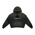 Frayed Sunfade Boxy Fleece Hoodie