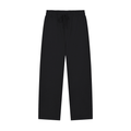 Solid Color Straight-Leg Sweatpants